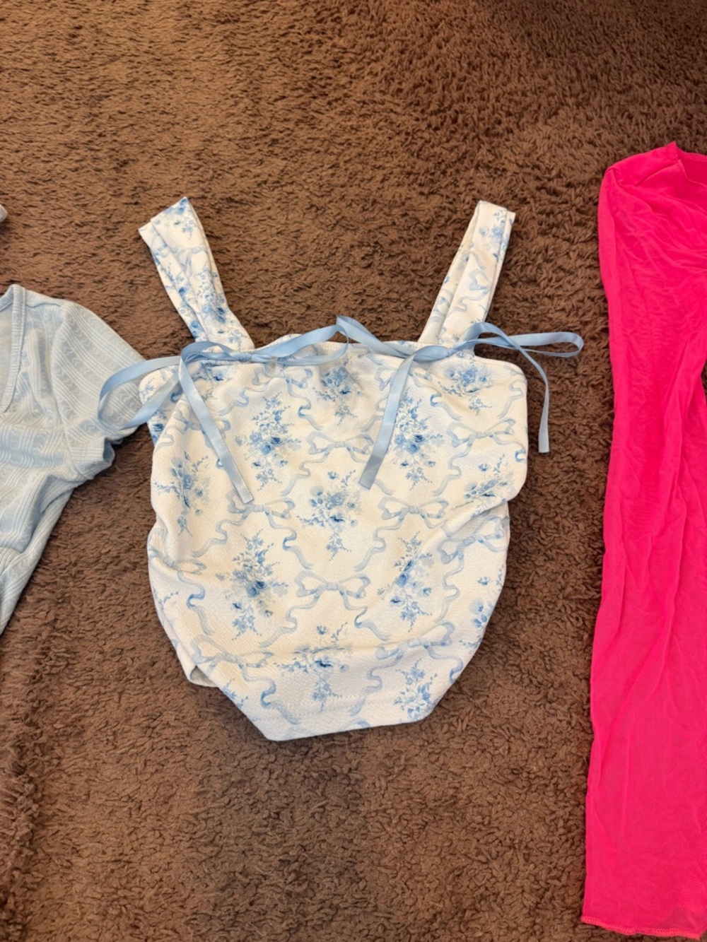Lot Of 6 SHEIN Crop Tops Blouses Bow Summer Spring Size 2 4 S - Picture 8 of 10